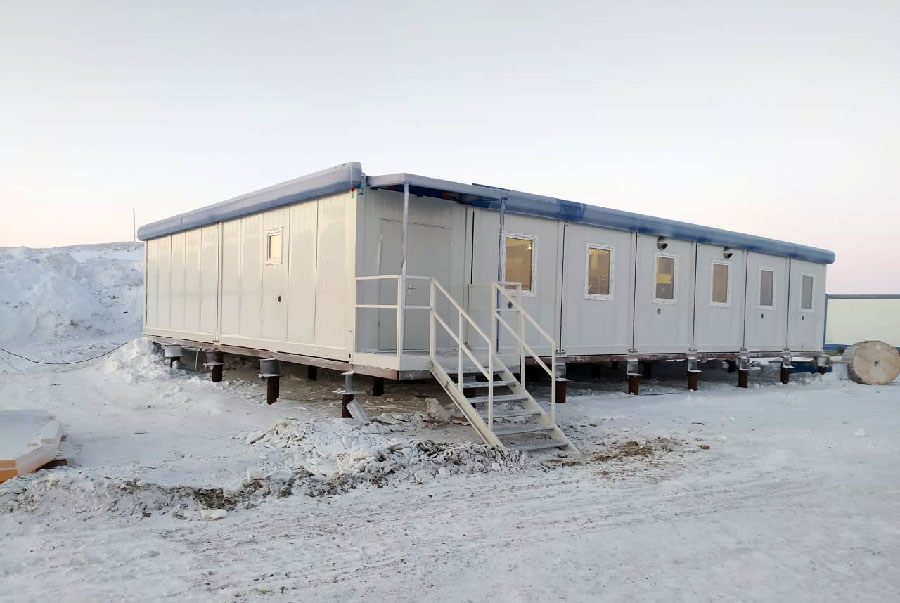 Строительный городок КОНТЕЙНЕКС на месторождении Бованенково, Ямал
