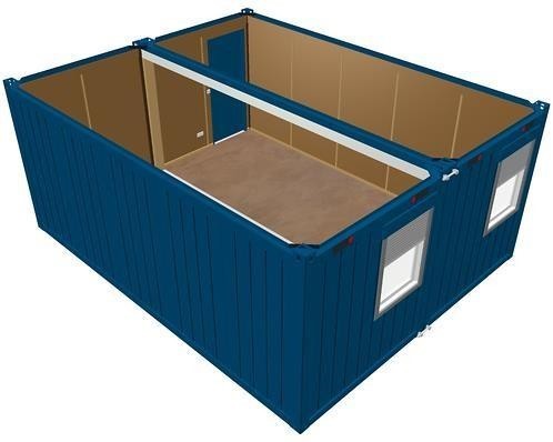 Сдвоенный модульный блок «Транспак» КОНТЕЙНЕКС CA001 RAL 5010