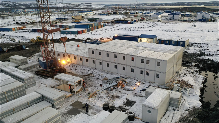 Жилое здание из блок-контейнеров КОНТЕЙНЕКС, Мурманск